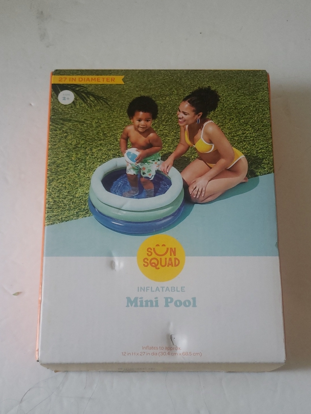 Sun Squad Mini Pool Inflatable For Kids Or Pets New